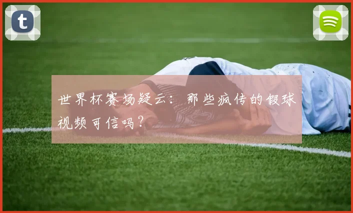 世界杯赛场疑云:那些疯传的假球视频可信吗?