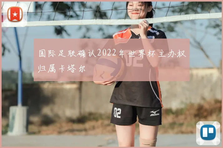国际足联确认2022年世界杯主办权归属卡塔尔