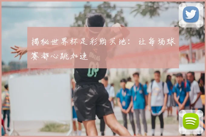 揭秘世界杯足彩购买地：让每场球赛都心跳加速