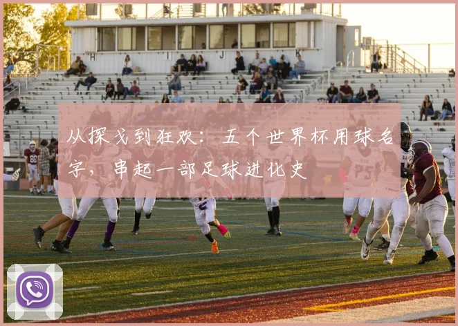 从探戈到狂欢：五个世界杯用球名字，串起一部足球进化史
