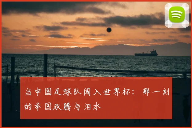 当中国足球队闯入世界杯：那一刻的举国欢腾与泪水